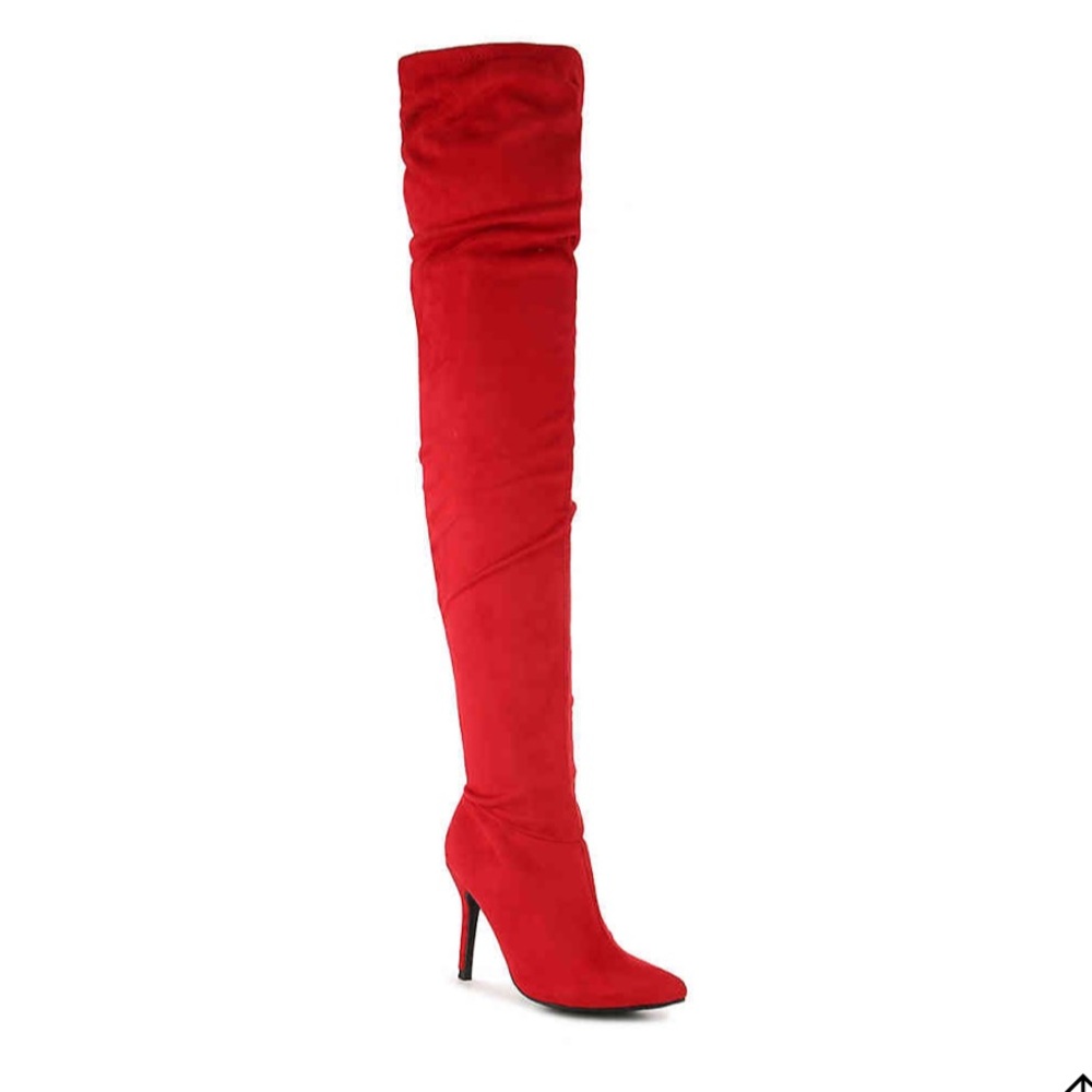 Faux suede over the knee boots from Anne Michelle